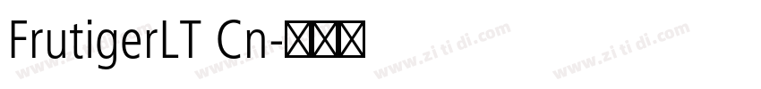 FrutigerLT Cn字体转换
